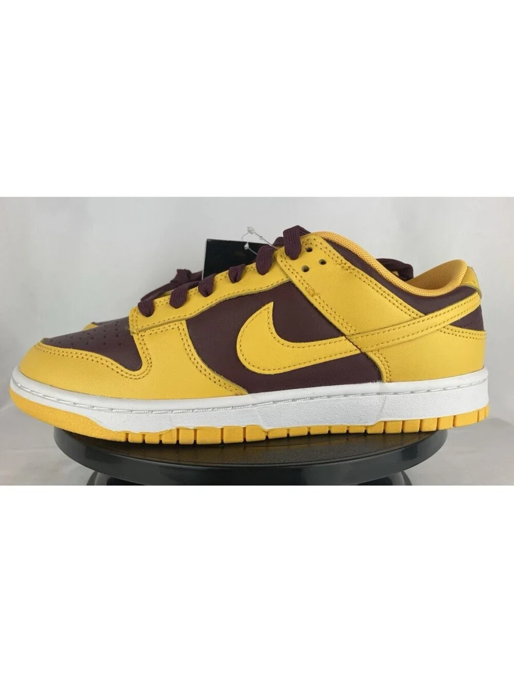 NEW Men’s Size 9.5 Nike Dunk Low Arizona State Sundevils Maroon Gold DD1391-702